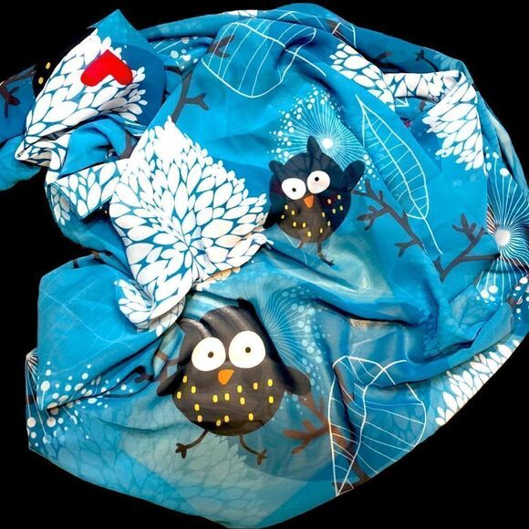 Accessories - Sheer Scarf shawl teal